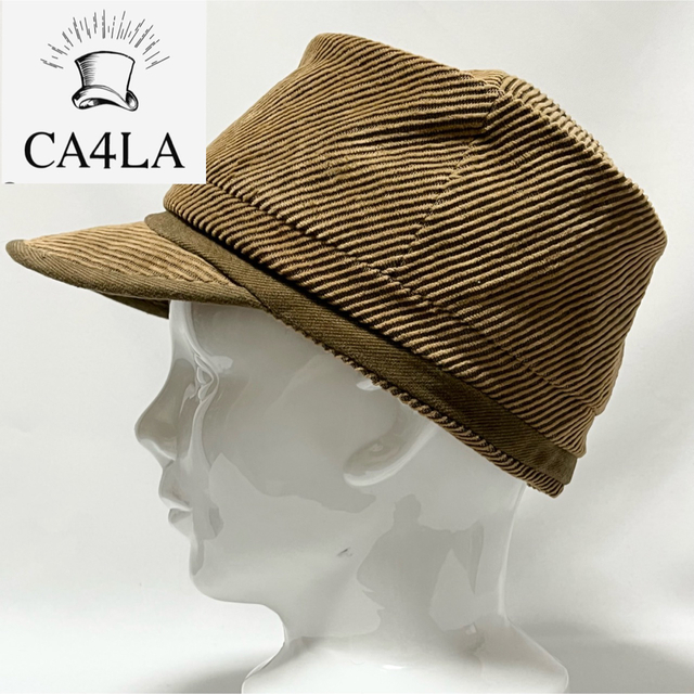 CA4LA(カシラ)の【新品】CA4LA カシラ 日本製あったかコーデュロイ ワークキャップ男女兼用 メンズの帽子(キャップ)の商品写真