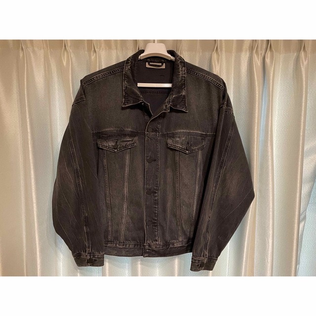 Essentials ブラック フェード デニムジャケット 日本総代理店 メンズ