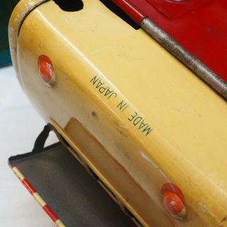 SSS【 セダン ウィズ ハウス トレーラー】ブリキ tin toy car箱付の