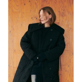 ルシェルブルー(LE CIEL BLEU)のルシェルブルー　padded long coat(ロングコート)