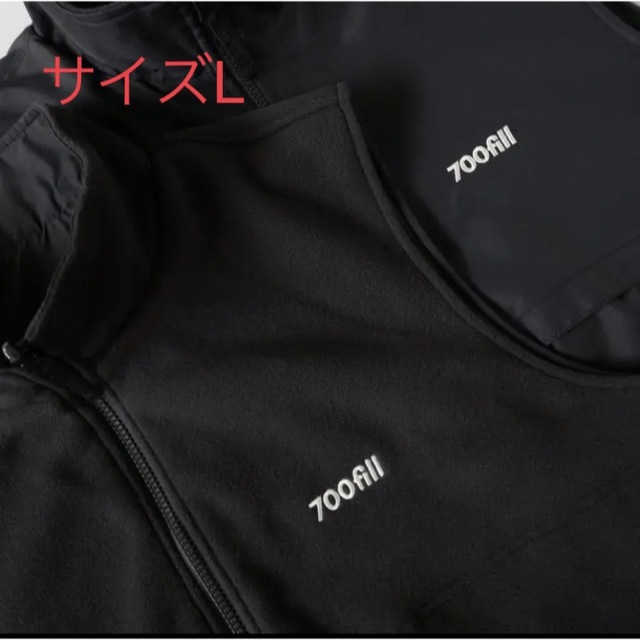 700FILL Embroidered Reversible Black