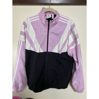 アディダス(adidas)の美品　adidas コーチジャケット　Lサイズ(ナイロンジャケット)