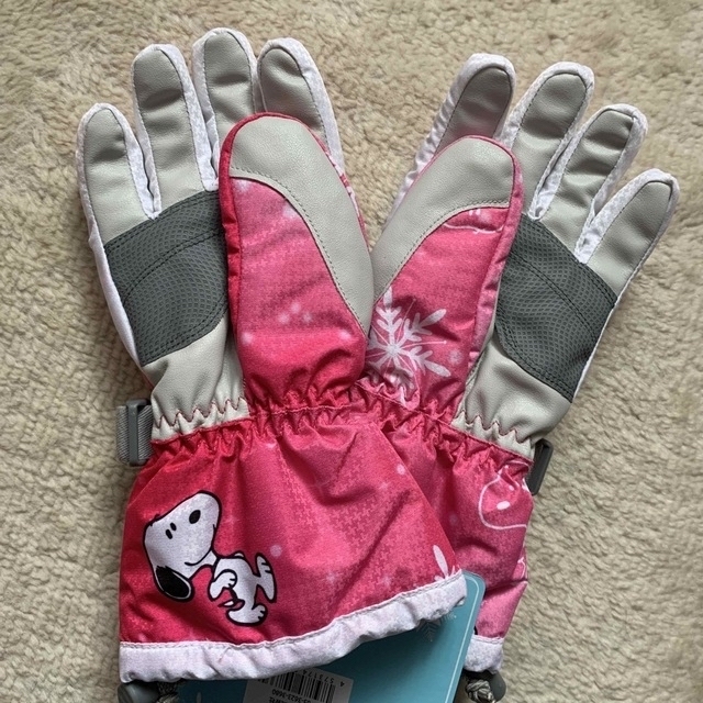 スヌーピー スキーグローブ 150 ジュニア 子供用 新品、未使用です