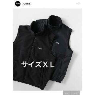 ワンエルディーケーセレクト(1LDK SELECT)の700fill Reversible Warm-Up Vest サイズＸＬ(ベスト)