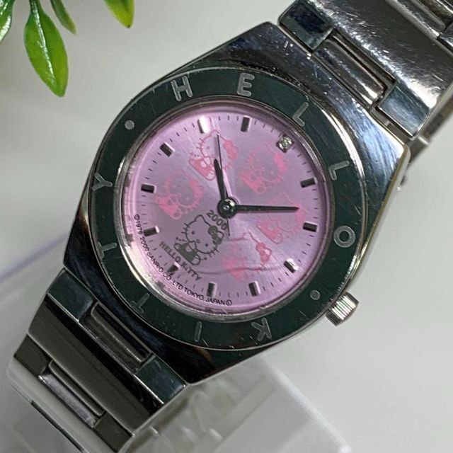 サンリオ(サンリオ)の438 SANRIO HELLO KITTY レディース 腕時計 電池交換済 ク レディースのファッション小物(腕時計)の商品写真
