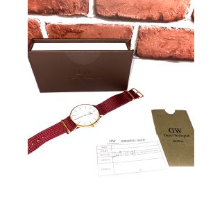 ダニエルウェリントン(Daniel Wellington)の最安値！！美品！ダニエルウェリントン　アナログ時計！！(腕時計(アナログ))