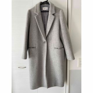 FRAY.ID グレー ウールチェスターコート ロング www.krzysztofbialy.com