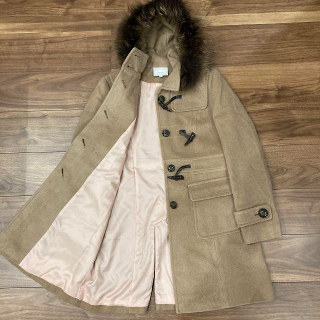 当店の記念日 【美品】EMMA JAMES ロング ダッフルコート アンゴラ混