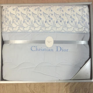 クリスチャンディオール(Christian Dior)のC ・Dier キルトケット 布団 未使用(布団)