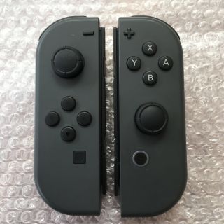 ニンテンドースイッチ(Nintendo Switch)のNintendoswitchジョイコン 左右セットグレー動作品(その他)