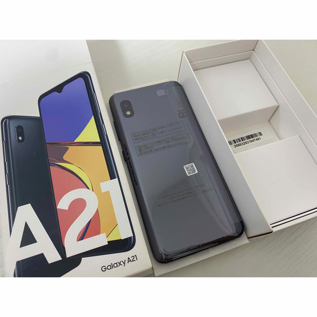 スマートフォン本体GALAXY A21 黒 Android 携帯