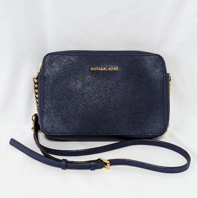 Michael Kors(マイケルコース)の【美品】マイケルコース ショルダーバッグ チェーン 斜め掛け NAVY レディースのバッグ(ショルダーバッグ)の商品写真