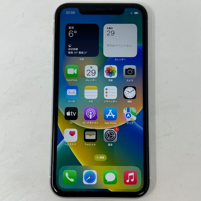 SIMフリー iPhone XR 64GB MT032J/A ホワイト