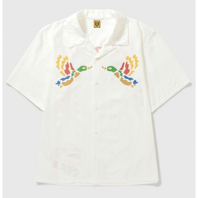 【新品未使用】HUMAN MADE ALOHA SHIRT Mサイズ　White