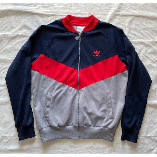 80's adidas アディダス トラック トップ ジャージ L ATP