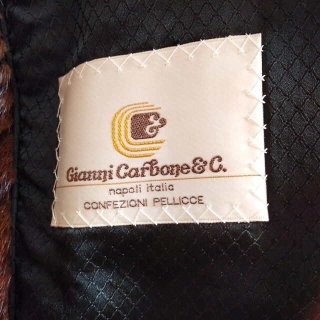 ミンクコートGianni Casbone EC　イタリアナポリ レディースのジャケット/アウター(毛皮/ファーコート)の商品写真