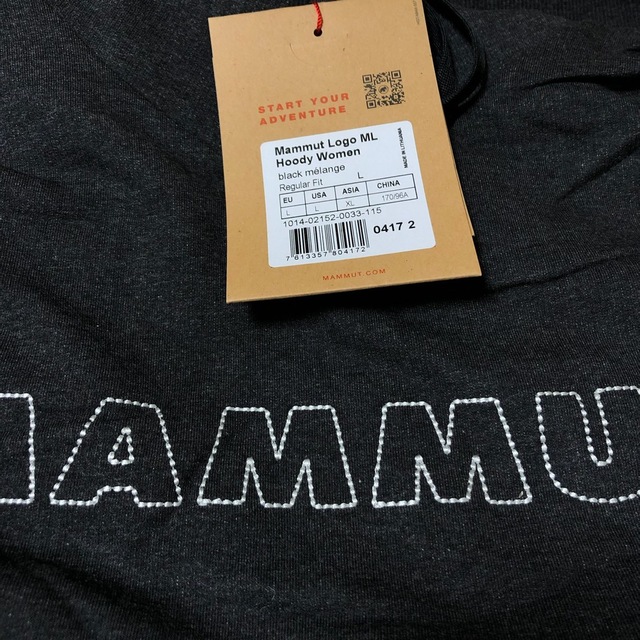 フラワープリント MAMMUT マムート パーカー1014-02152レディースL新品