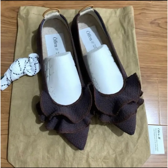 Öffen オッフェン pointed-FRIN BLUE & BROWN 日本最大のブランド 9152 ...