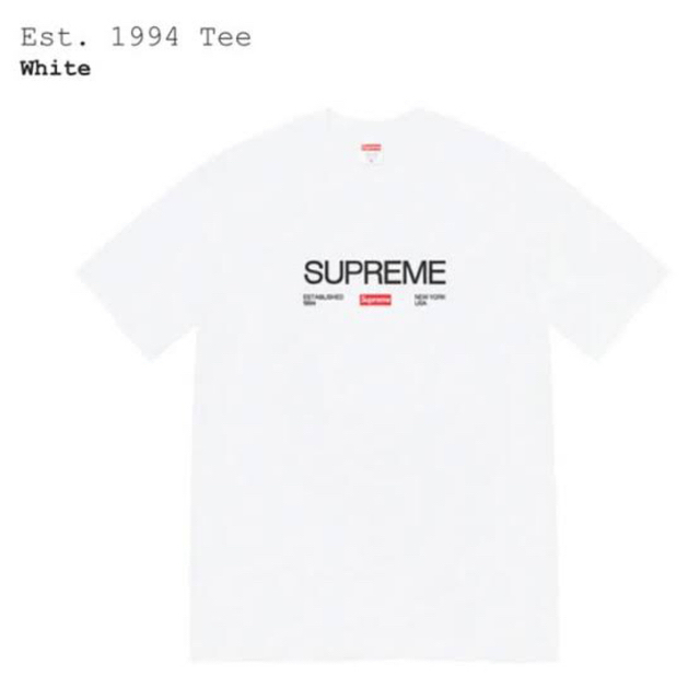 メンズsupreme シュプリーム Est.1994 tee M ブラック Tシャツ