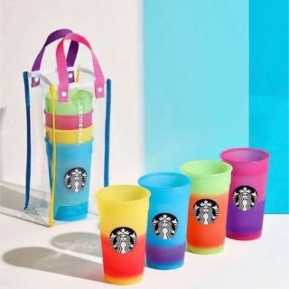 スターバックス(Starbucks)のSTARBUCKS COFFEE  カラーチェンジ カップ　新品(ノベルティグッズ)