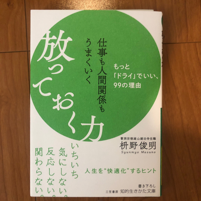 仕事も人間関係もうまくいく放っておく力 もっと「ドライ」でいい、９９の理由 エンタメ/ホビーの本(その他)の商品写真