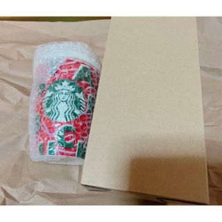 スターバックス(Starbucks)のホリデー2021キャニスターRED CUP(グラス/カップ)