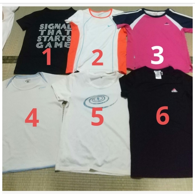 ランニング 半袖Tシャツ6枚セット レディースのトップス(Tシャツ(半袖/袖なし))の商品写真