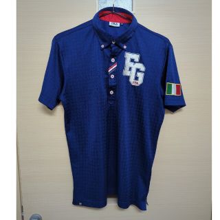 フィラ(FILA)のFILA GOLF ポロシャツ　ブルー　Ｍサイズ(ポロシャツ)