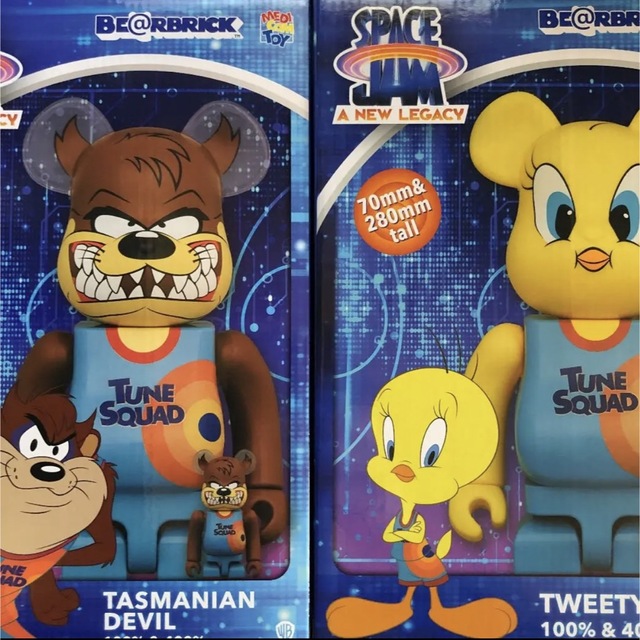 BE@RBRICK TWEET TASMANIAN DEVIL100％&400％おもちゃ/ぬいぐるみ