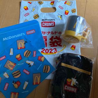 マクドナルド(マクドナルド)のマクドナルド福袋2023 CHUMS グッズのみ　マグカップバッグ(ノベルティグッズ)