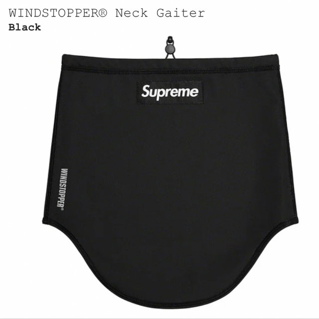 Supreme windstopper neck gaiter black