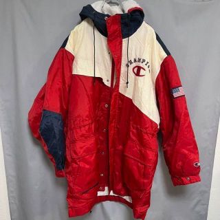 チャンピオン(Champion)のチャンピオン　champion ジャケット　ブルゾン　ベンチコート　古着(ナイロンジャケット)