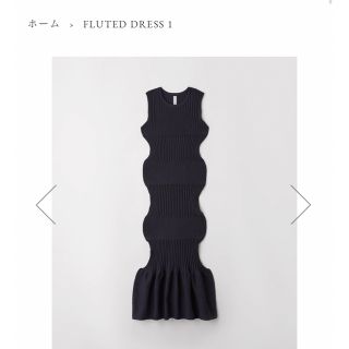 イッセイミヤケ(ISSEY MIYAKE)のCFCL FLUTED DRESS1(ひざ丈ワンピース)