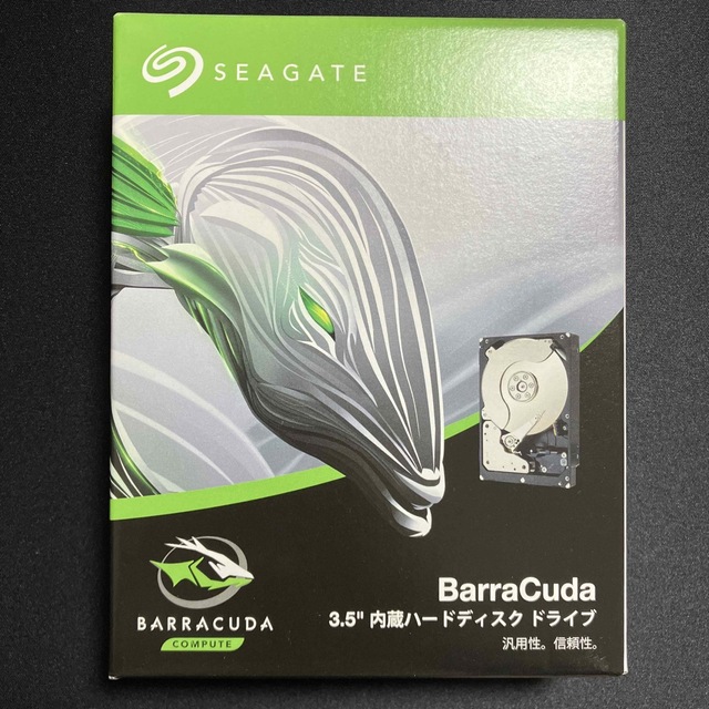 Seagate BarraCuda 3.5インチ 6TB 内蔵HDDPCパーツ