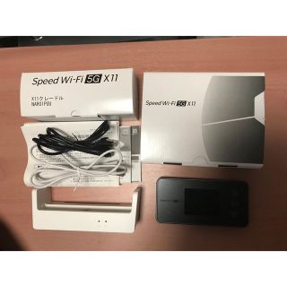 エヌイーシー(NEC)の[中古] Speed Wi-Fi 5G X11   X11クレードル  ケーブル(PC周辺機器)