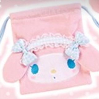 マイメロディ(マイメロディ)の‪⋆͛🎀 マイメロディ￤ふわふわ巾着袋 🎀‪⋆͛(キャラクターグッズ)