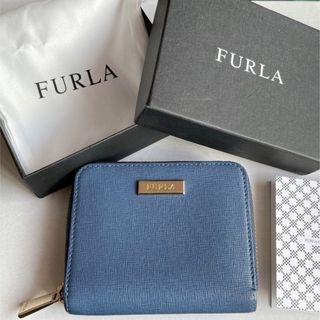 Furla   フルラ 財布 二つ折り FURLA 青の通販 by ひより's shop