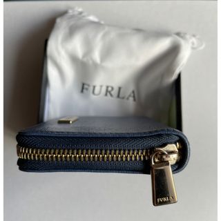 Furla   フルラ 財布 二つ折り FURLA 青の通販 by ひより's shop