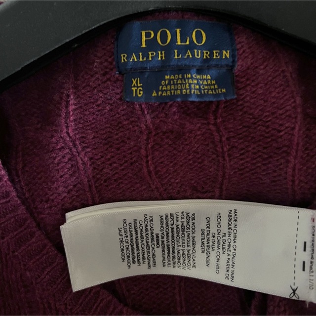 Ralph Lauren(ラルフローレン)のPOLOラルフローレン♡カシミヤ混紡ケーブルニット レディースのトップス(ニット/セーター)の商品写真