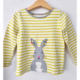 ボーデン(Boden)のMini Boden うさぎボーダーT  104cm(Tシャツ/カットソー)