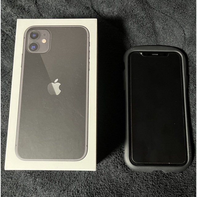 【A上美品】iPhone 11 ブラック 128 GB SIMフリー 本体