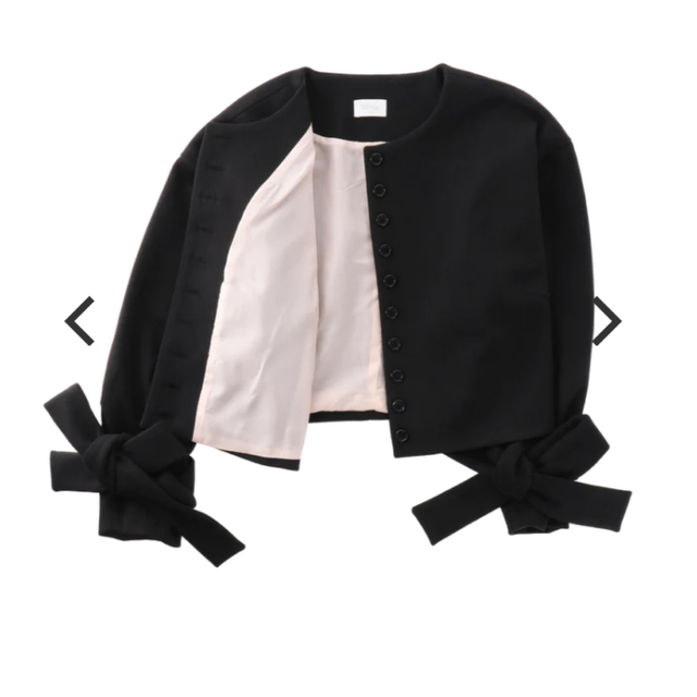 美品 bibiy JENNY RIBBON CUFFS JACKET の通販 by K7868's shop|ラクマ