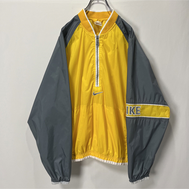 90s NIKE 白タグ Half Zip Nylon Pullover