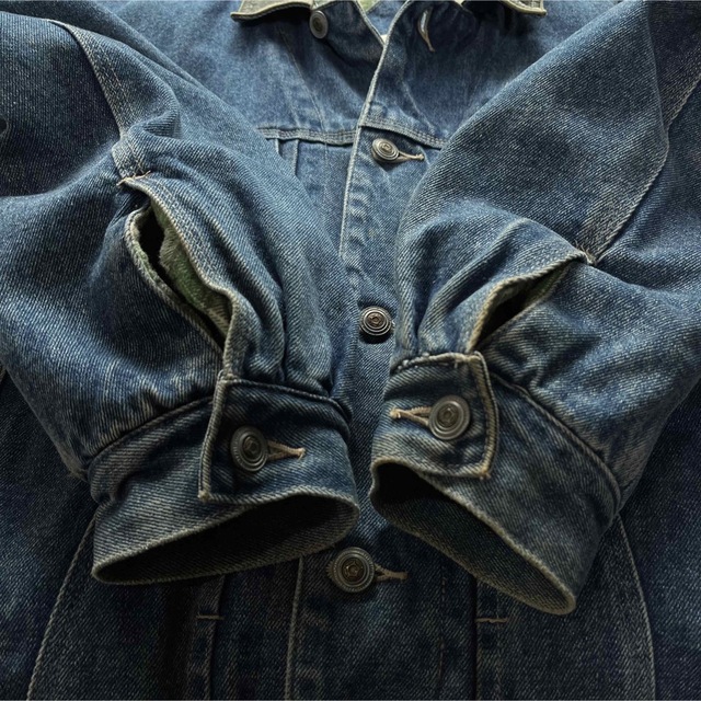 RODEO ロデオ　デニムジャケット　ジージャン　Mサイズ　中綿入り　古着 メンズのジャケット/アウター(Gジャン/デニムジャケット)の商品写真