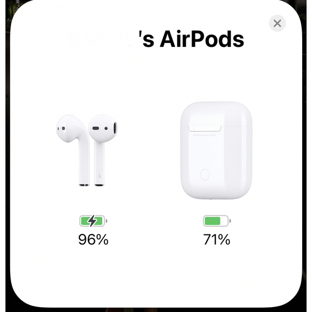 Apple(アップル)のAirpodsエアーポッズ　第一世代　イヤホン充電ケースセット スマホ/家電/カメラのオーディオ機器(ヘッドフォン/イヤフォン)の商品写真