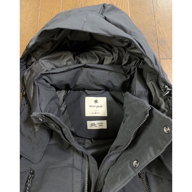 Snow Peak(スノーピーク)のショータ様専用 スノーピークsnowpeak  JK-21AU001 黒Sサイズ メンズのジャケット/アウター(ダウンジャケット)の商品写真