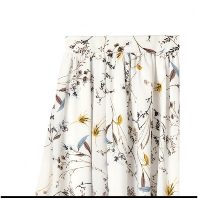 GRL(グレイル)の花柄イレヘムフレアスカート レディースのスカート(ロングスカート)の商品写真
