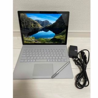 マイクロソフト(Microsoft)のSurface Book i7NvdiaGPU 256GB office2016(ノートPC)