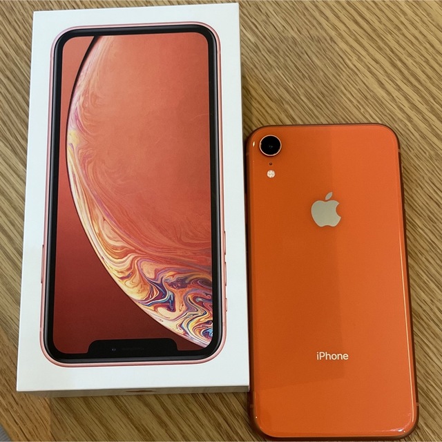 iPhone - iPhone XR 本体 コーラル 128GB SIMフリーの通販 by トミー's