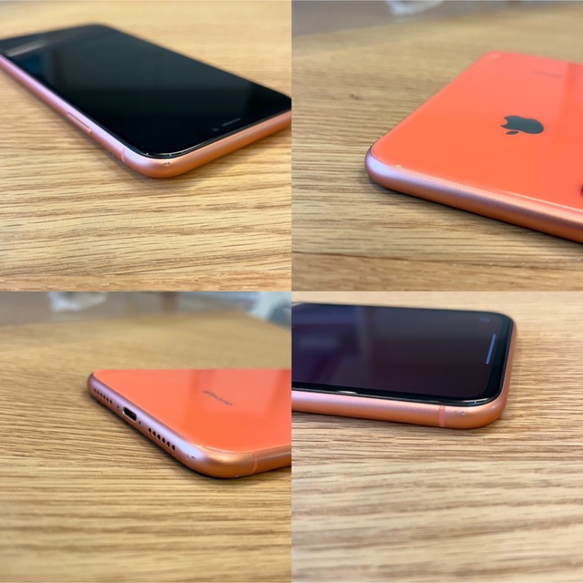 iPhone(アイフォーン)のiPhone XR  本体　コーラル　128GB SIMフリー スマホ/家電/カメラのスマートフォン/携帯電話(スマートフォン本体)の商品写真